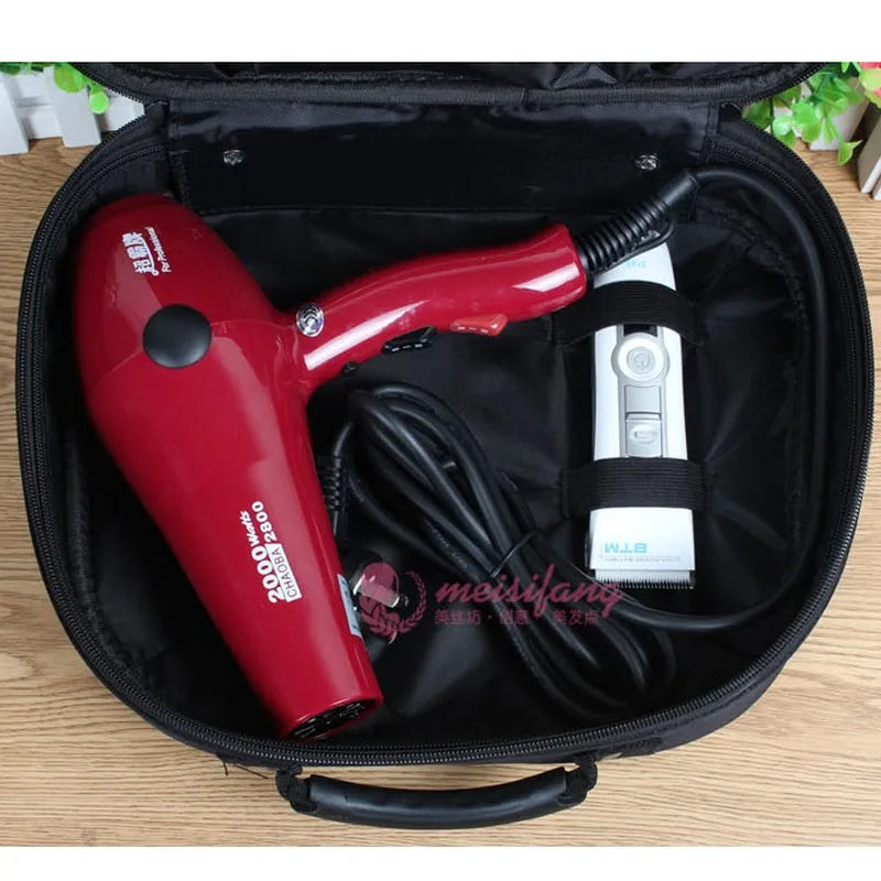 Barber Scissor Bag Hairdressing Styling Clipper Comb Leatherette Case