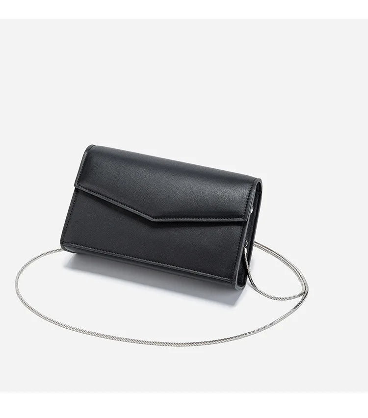Small Square Messenger Bag with Chain Strap for Women