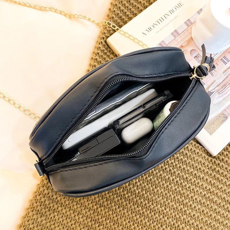Butterfly Messenger Bag Small Square Leather Women Handbag