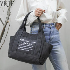 Canvas Art Bag Sen Series Shoulder Bag Female Handbag
