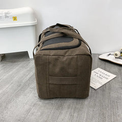 Durable Canvas Travel Bag Men Handbag Outdoor Sports Backpack
