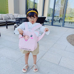 Cartoon Kids Backpack Schoolbag Kindergarten Book Bag Travel Snack Bag