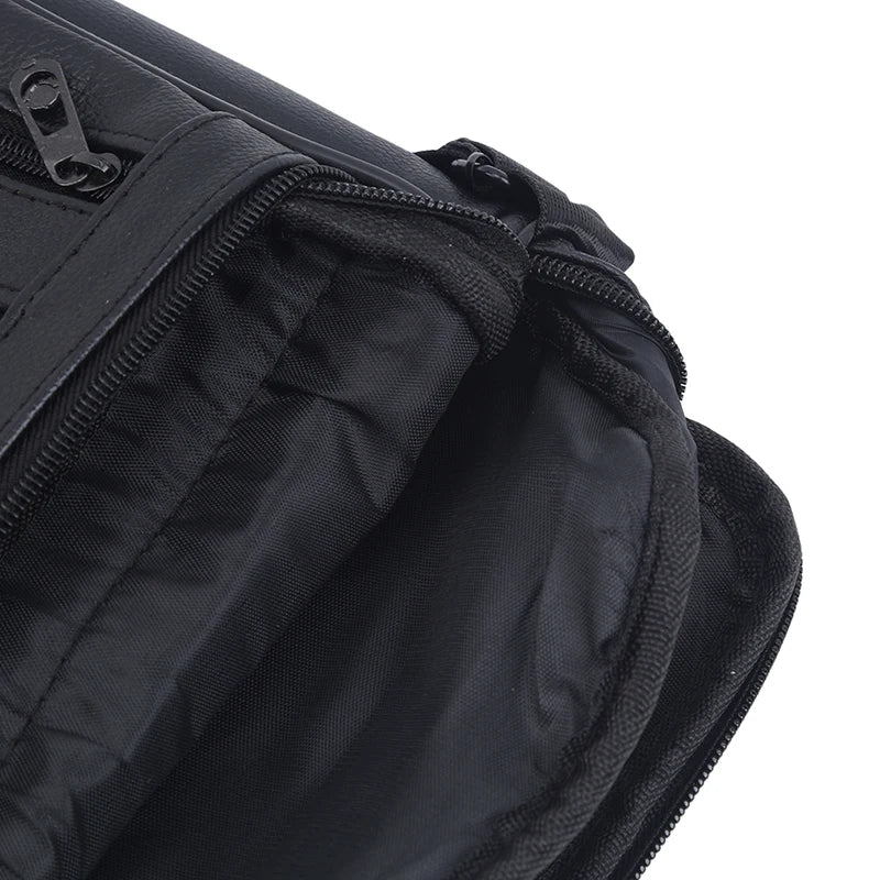 Men's Leather Mini Crossbody Bag Small Messenger Handbag