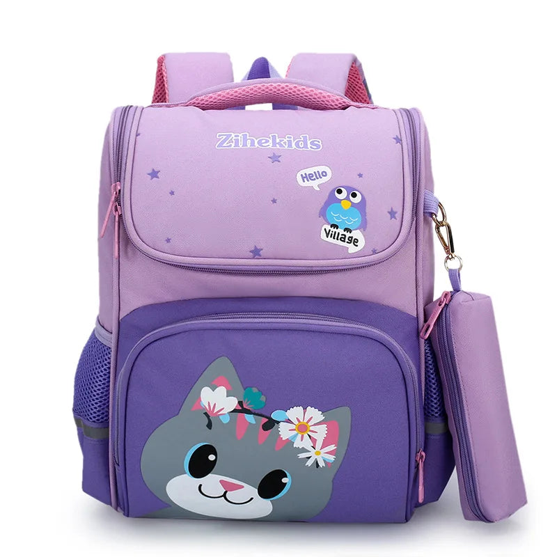 High School Bag Large Capacity Kid Backpack Waterproof Student Backpack