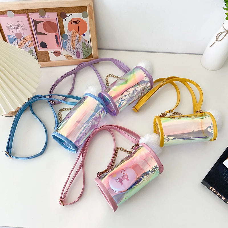 Women Shoulder Bag Laser Crossbody Bags