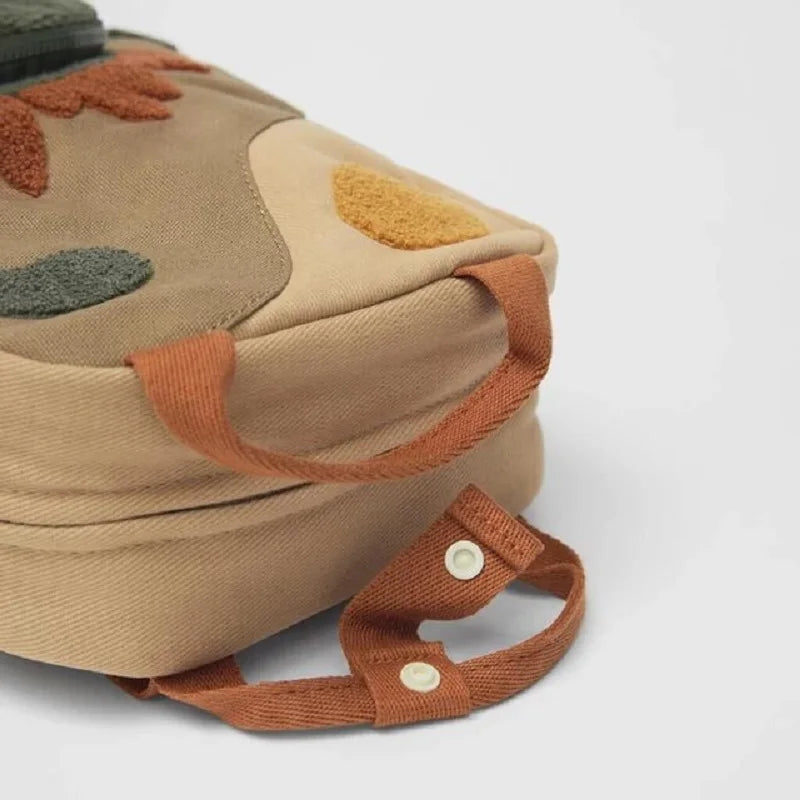 Dinosaur Embroidery Kids Backpack Kindergarten Cartoon Bag
