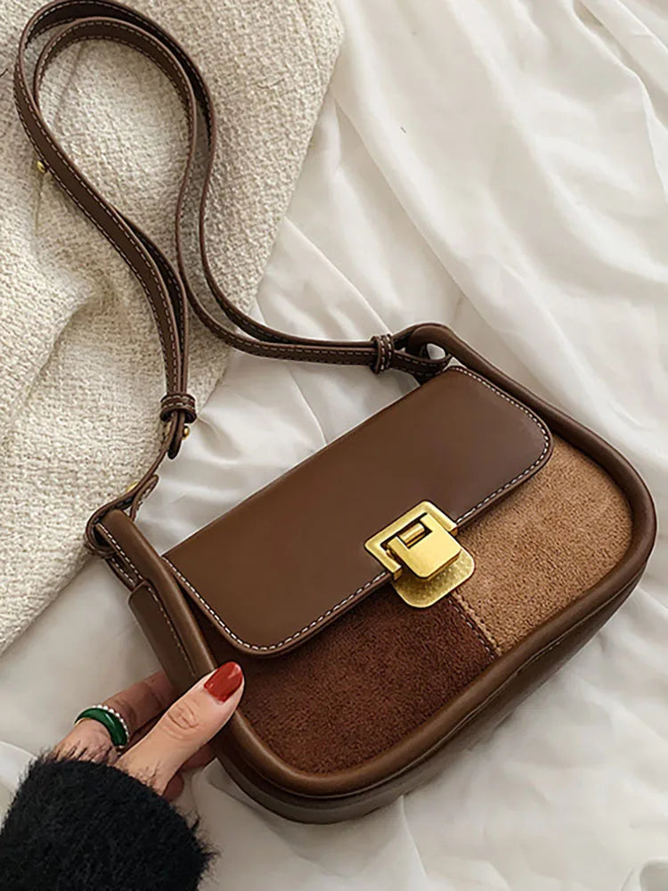 Solid Pu Leather Female Shoulder Bag Ladies Handbags