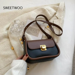 Solid Pu Leather Female Shoulder Bag Ladies Handbags