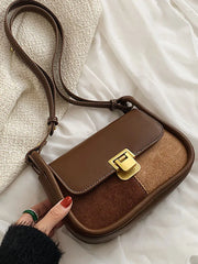 Solid Pu Leather Female Shoulder Bag Ladies Handbags