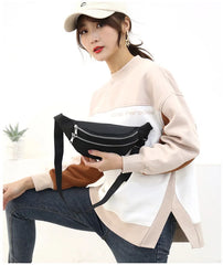 Women's Waterproof Waist Bag Fanny Pack Travel Crossbody Chest Bag
