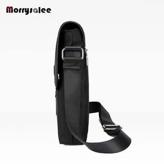 Men's Leather Messenger Bag Business Cross Body Briefcase