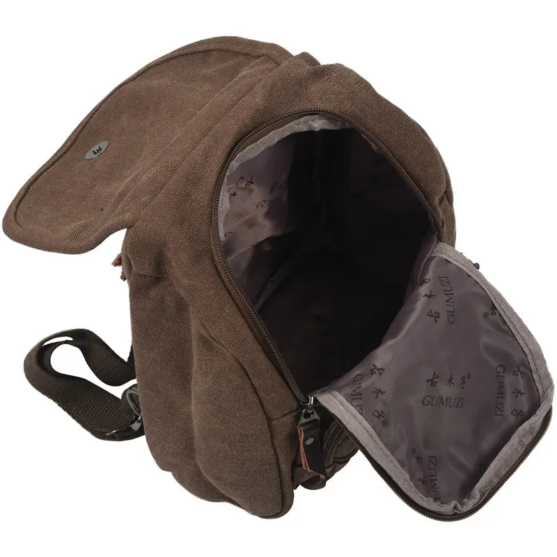 Canvas Women Backpack School Bag Small Student Bag Female Shoulder Bag