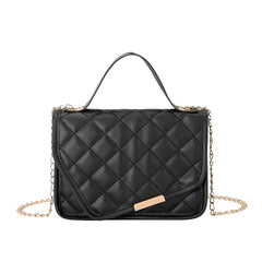 Embroidered Rhombus Shoulder Bag Chain Crossbody Phone Bag