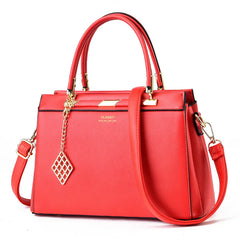Retro Embroidery Shoulder Bag Large Capacity PU
