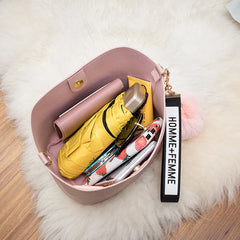 Vintage Bucket Bag Crossbody Shoulder Tote