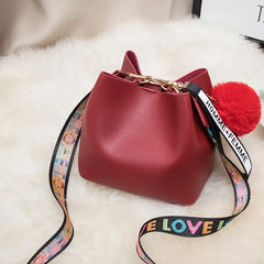 Vintage Bucket Bag Crossbody Shoulder Tote