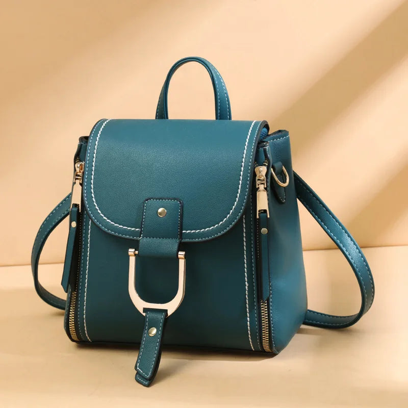 Stylish Mini Leather Backpack for Women