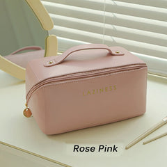 Large Capacity Portable Women's Makeup Bag Toiletries Organizer