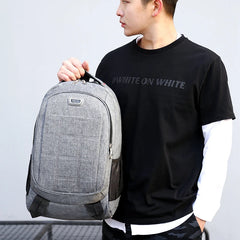 Waterproof Laptop Business Backpack with USB Charging