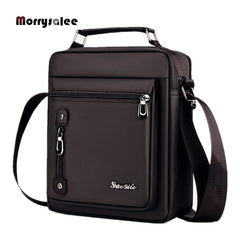 Men Backpack Waterproof PU Leather Travel Bag Large Capacity
