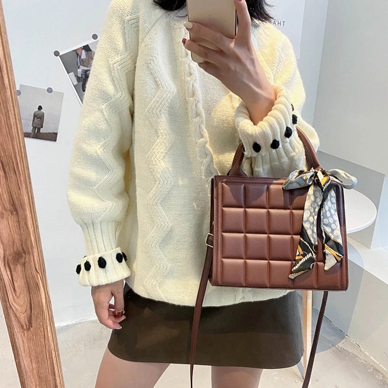 Single Strap Women Handbags Ladies Leather Shoulder Phone Bag