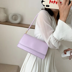 Soft PU Leather Shoulder Bag Women Armpit Bag Lady Handbags