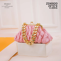 Quilted Mini Crossbody Handbag for Women, Solid Color Shoulder Bag