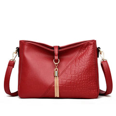 Tassel Women Handbags Leather Shoulder Bags