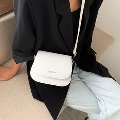 Solid Flap Shoulder Bag Crossbody Bags for Women
