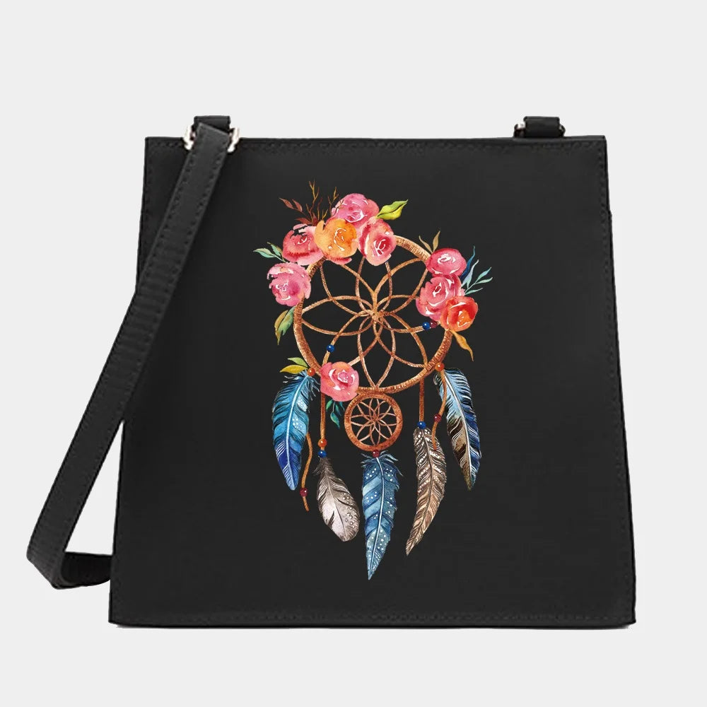 Wild Women Shoulder Messenger Small Square Bags Pattern Crossbody Handbag