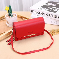 Women Chain Handbag Retro Casual Solid Women Totes Shoulder Bags