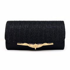Glitter Evening Bag for Women Wedding Clutch Handbag with Chain Shoulder Strap