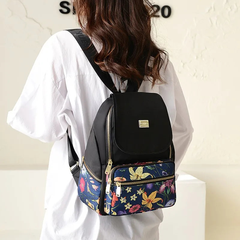 Women Nylon Backpacks Shoulder Bags Female Backpack Ladies Travel Backpack