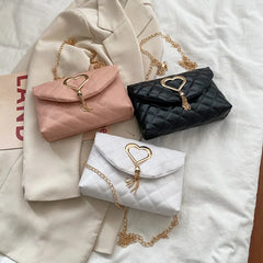 Women's Leather Embroidered Crossbody Bag Small Messenger Handbag