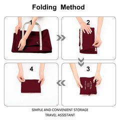 Nylon Travel Bag Large Capacity Tote Duffel for Lady & Men