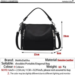 Women Messenger Bags Bucket Bag Leather Crossbody Handbag