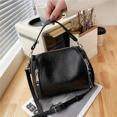 Women Messenger Bags Bucket Bag Leather Crossbody Handbag