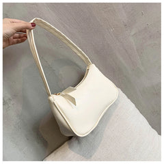 Retro PU Leather Shoulder Tote Underarm Bag