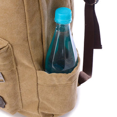 Vintage Men Canvas Backpack School Bag Casual Travel Rucksack Shoulder Laptop
