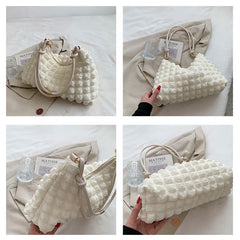 Soft Winter Shoulder Bag Large Tote Armpit Handbag