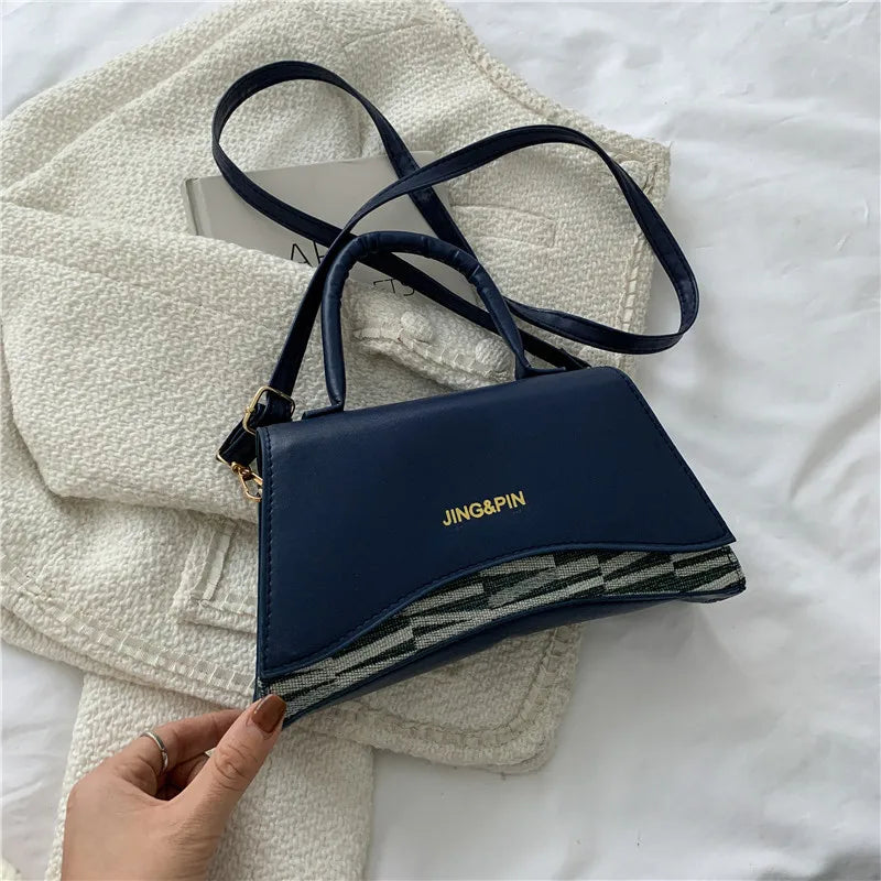 Patchwork Messenger Bags All-match Shoulder Bag