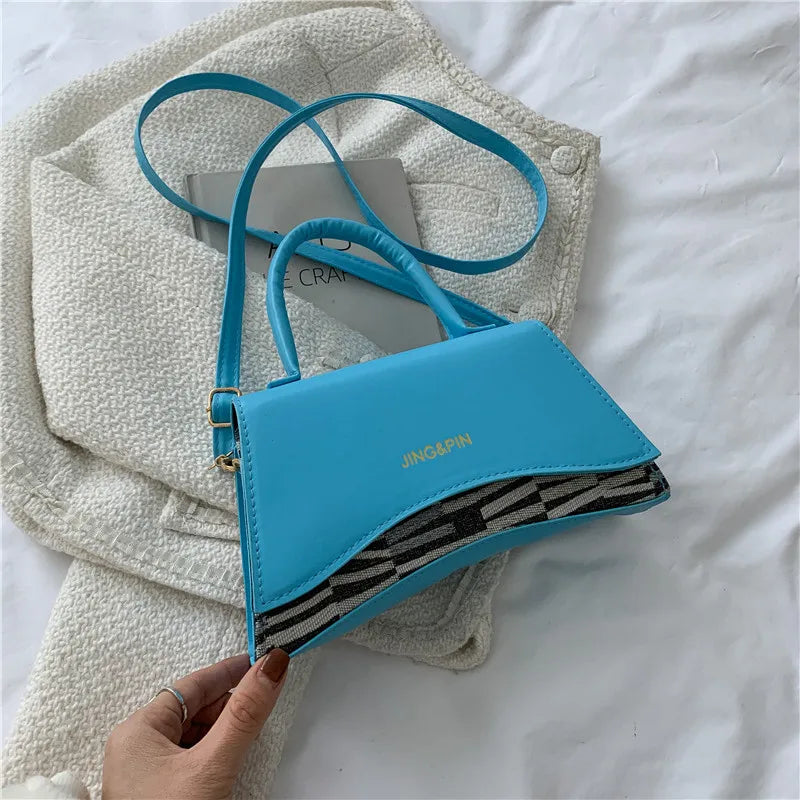Patchwork Messenger Bags All-match Shoulder Bag