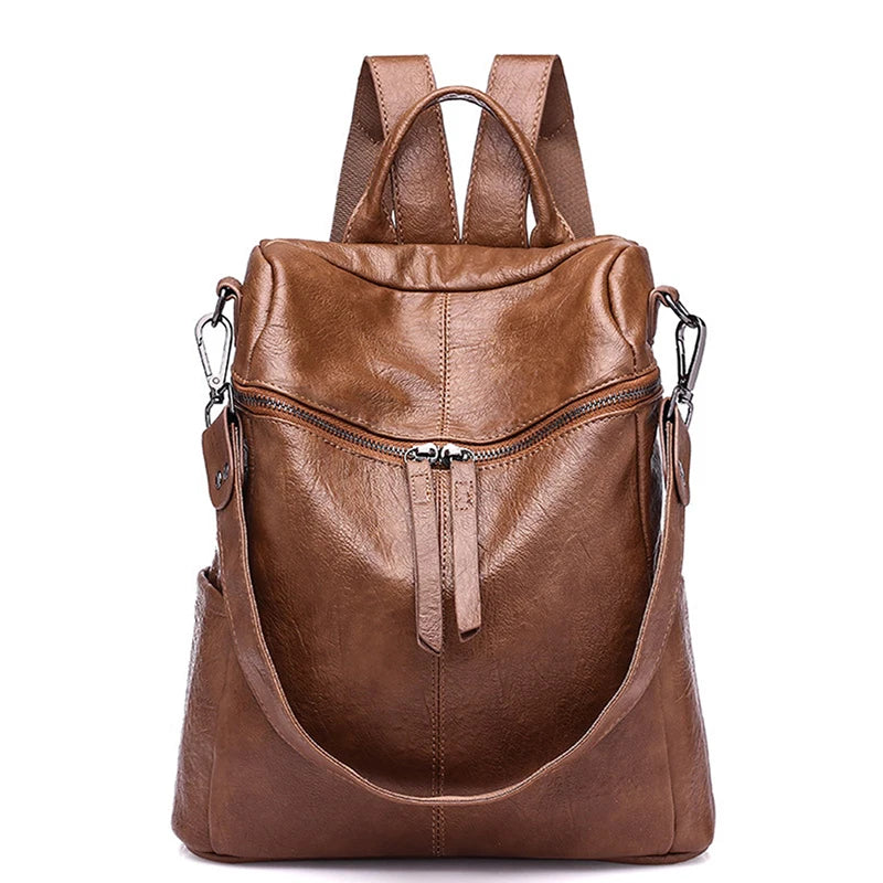 Wild Travel Leather Backpack Women's Bag
