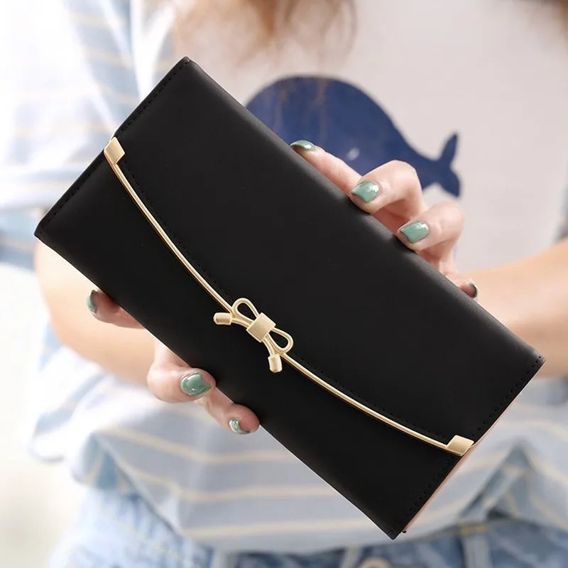 Ladies Long Buckle Wallet Multifunction Clutch Women
