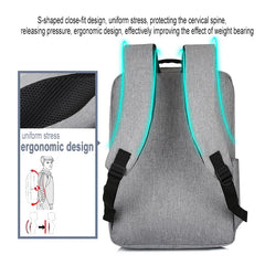 Anti Theft Laptop USB Backpack School Bag Rucksack