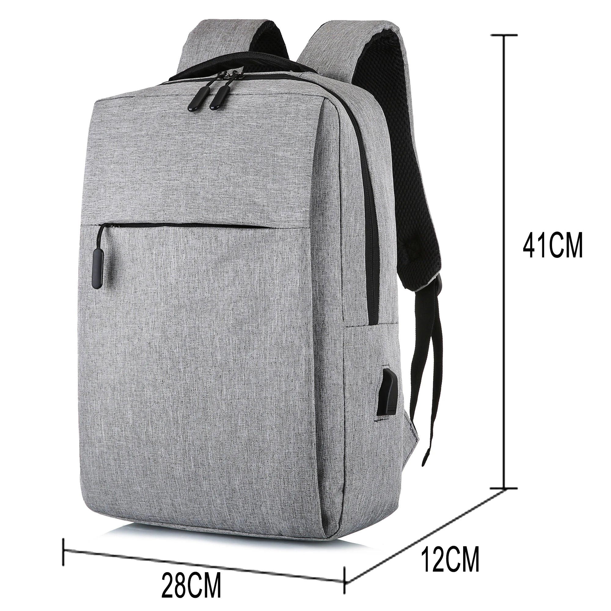 Anti Theft Laptop USB Backpack School Bag Rucksack