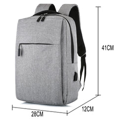 Anti Theft Laptop USB Backpack School Bag Rucksack