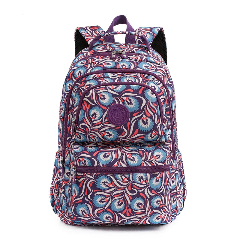 Lightweight Sport Backpacks Women Casual Rucksacks Waterproof Travel Bagpack