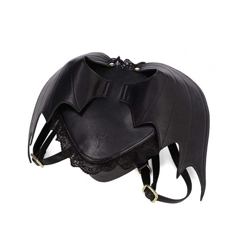 Bat Wings Angel School Backpack For Women