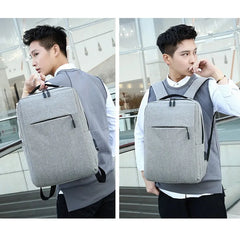 Waterproof Business Laptop Backpack USB Charging Bagpack